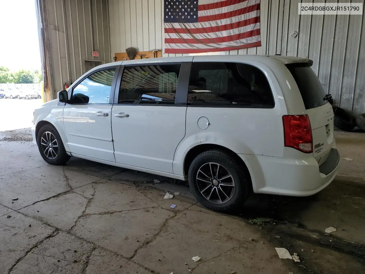 2018 Dodge Grand Caravan Se VIN: 2C4RDGBGXJR151790 Lot: 62664805