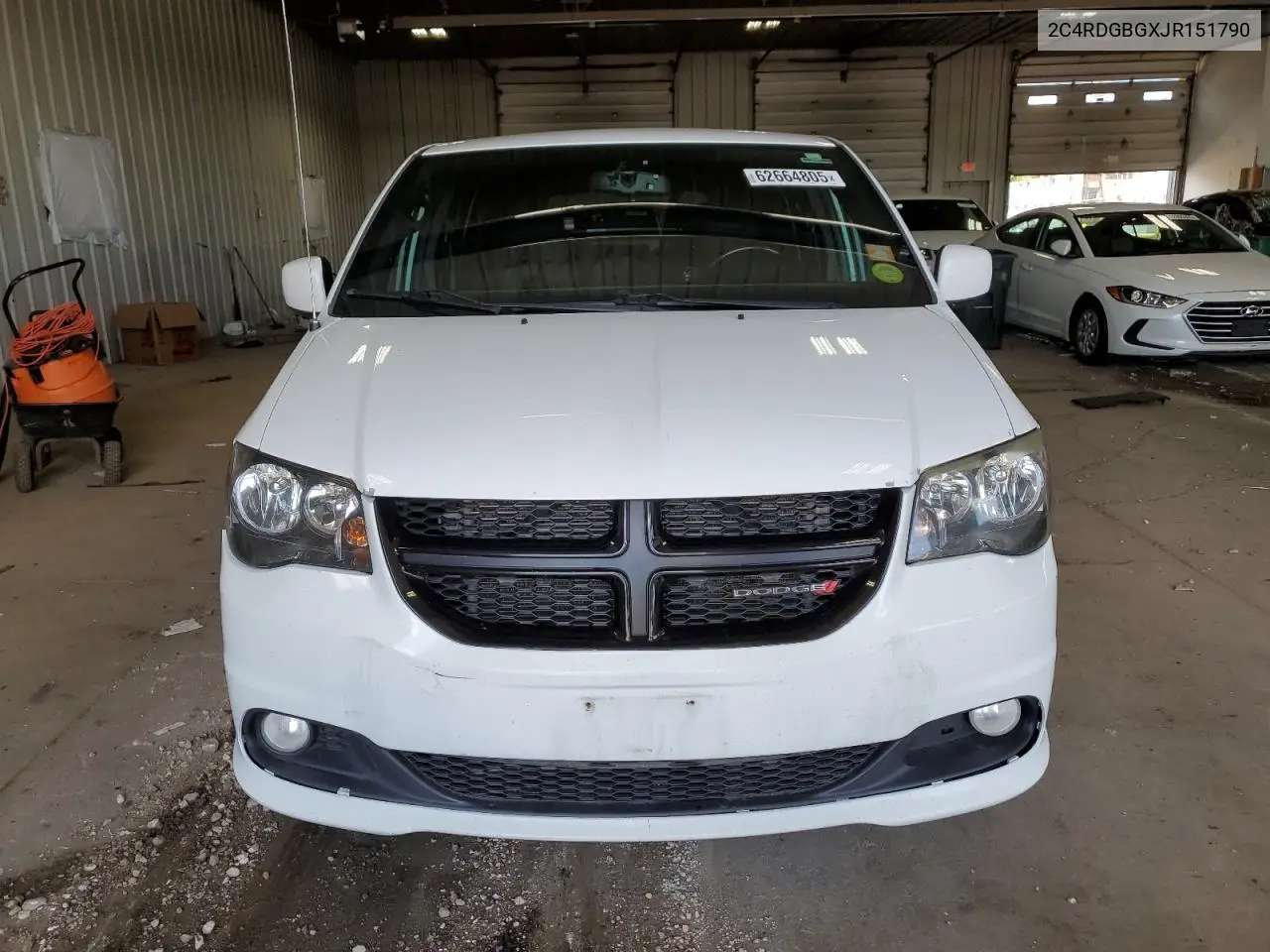 2018 Dodge Grand Caravan Se VIN: 2C4RDGBGXJR151790 Lot: 62664805