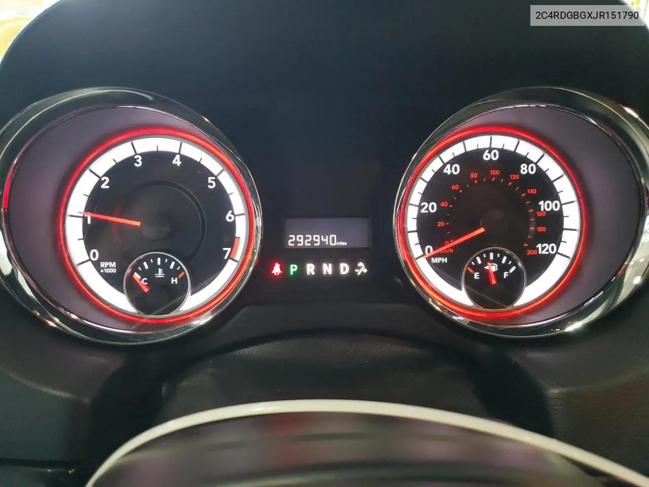 2018 Dodge Grand Caravan Se VIN: 2C4RDGBGXJR151790 Lot: 62664805