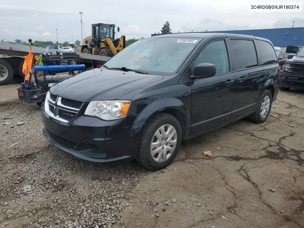 2018 Dodge Grand Caravan Se VIN: 2C4RDGBG9JR180374 Lot: 63082985