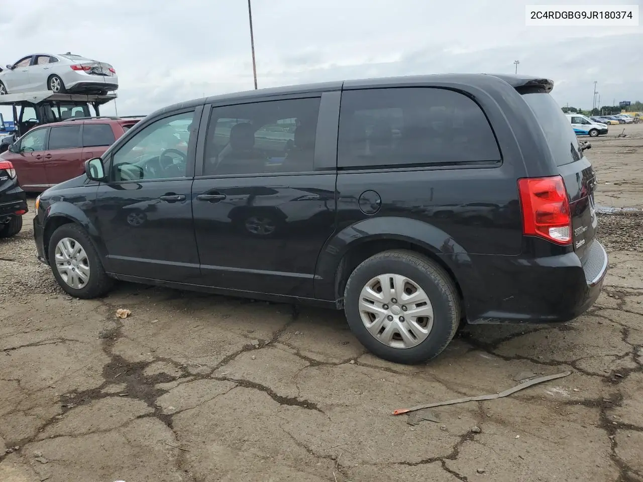 2018 Dodge Grand Caravan Se VIN: 2C4RDGBG9JR180374 Lot: 63082985