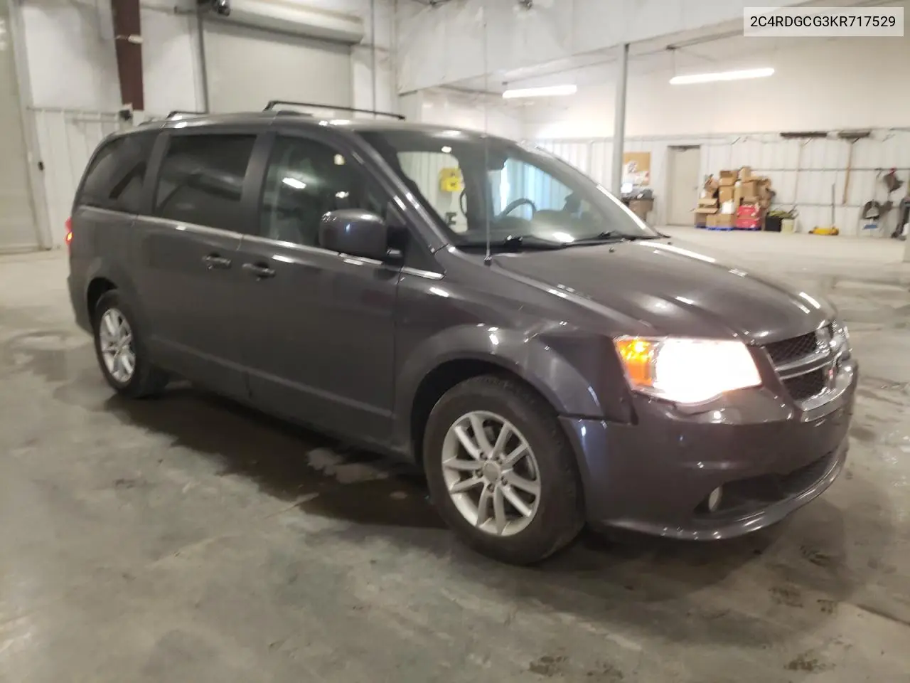 2019 Dodge Grand Caravan Sxt VIN: 2C4RDGCG3KR717529 Lot: 56214865