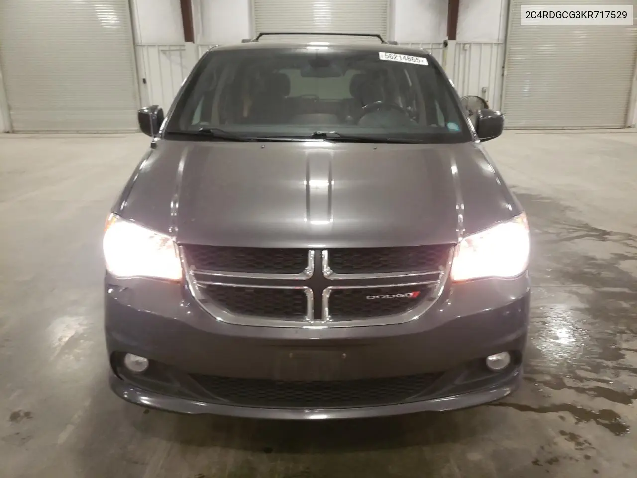 2019 Dodge Grand Caravan Sxt VIN: 2C4RDGCG3KR717529 Lot: 56214865