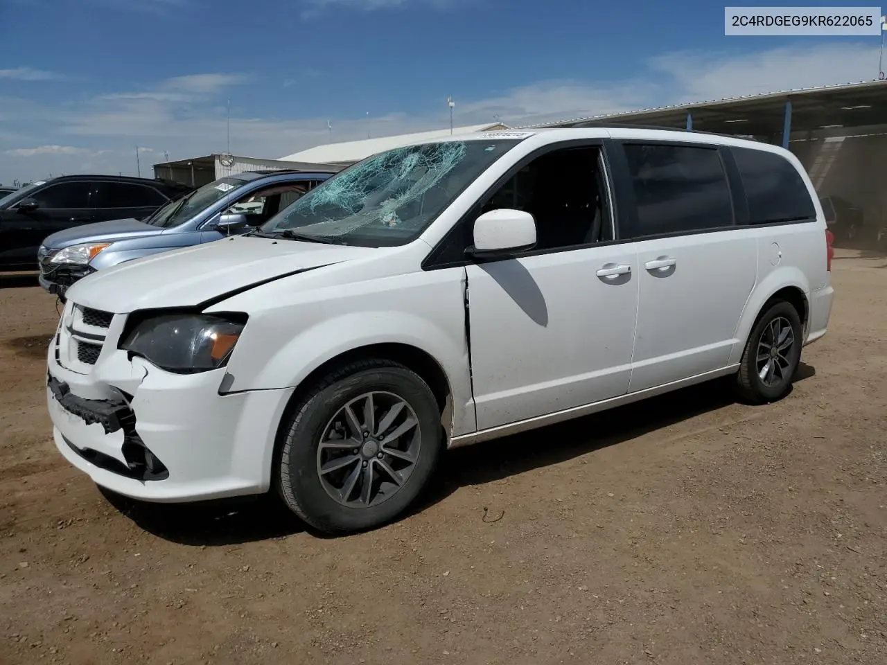 2019 Dodge Grand Caravan Gt VIN: 2C4RDGEG9KR622065 Lot: 56970215