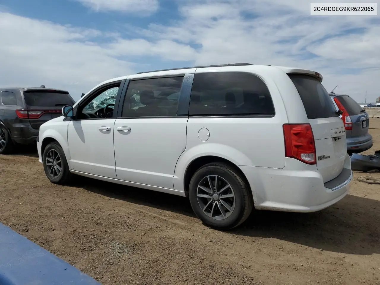 2019 Dodge Grand Caravan Gt VIN: 2C4RDGEG9KR622065 Lot: 56970215