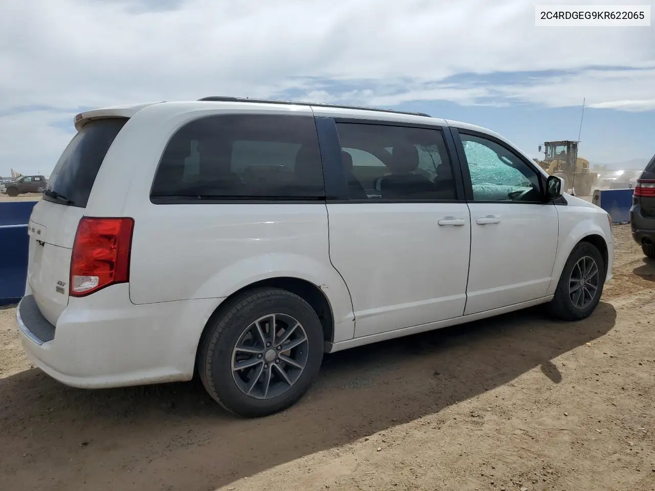 2019 Dodge Grand Caravan Gt VIN: 2C4RDGEG9KR622065 Lot: 56970215