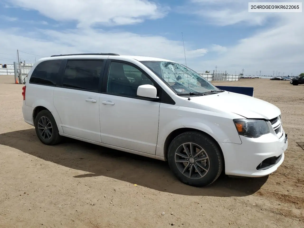2019 Dodge Grand Caravan Gt VIN: 2C4RDGEG9KR622065 Lot: 56970215