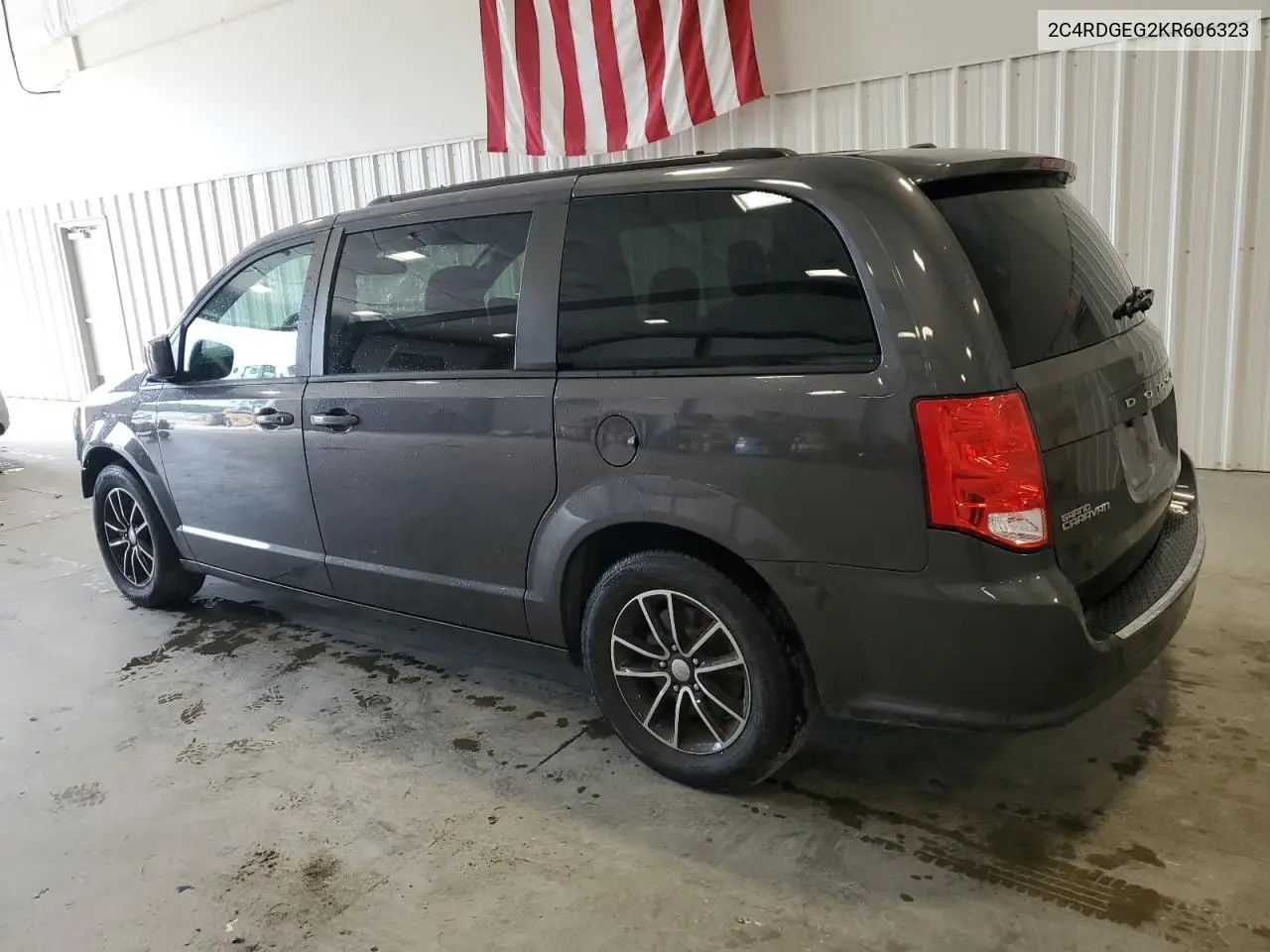 2019 Dodge Grand Caravan Gt VIN: 2C4RDGEG2KR606323 Lot: 58744275