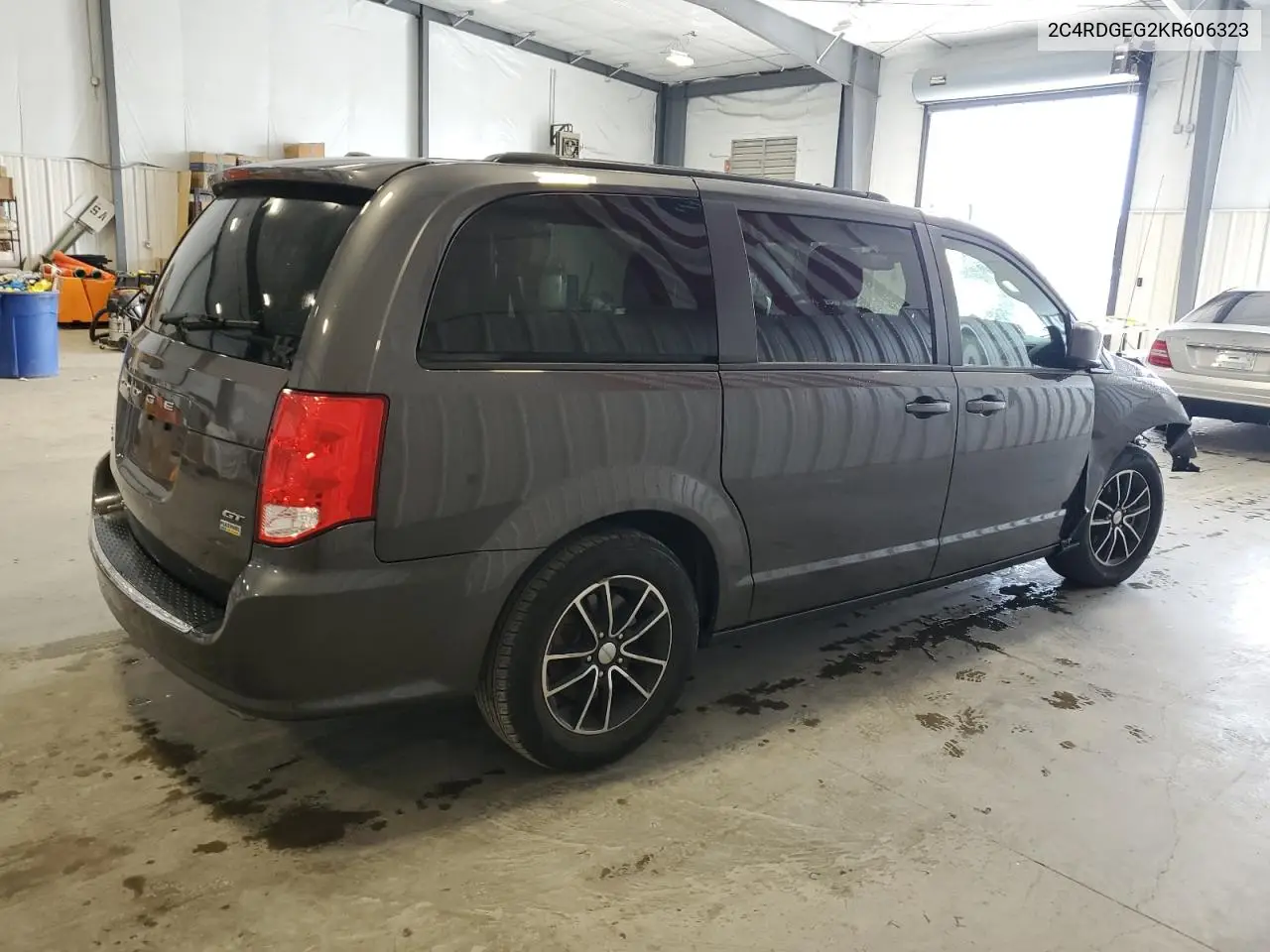 2019 Dodge Grand Caravan Gt VIN: 2C4RDGEG2KR606323 Lot: 58744275