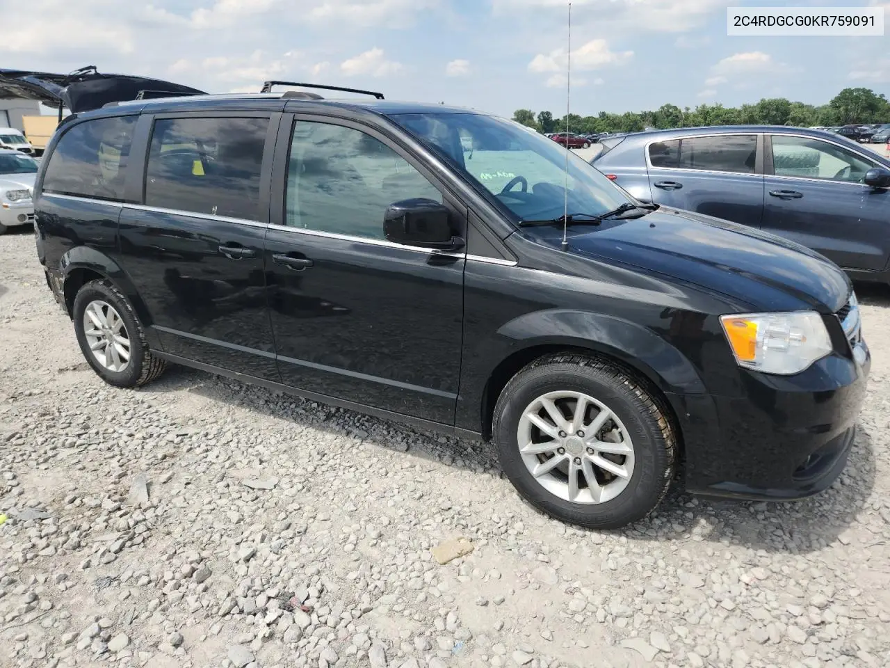 2019 Dodge Grand Caravan Sxt VIN: 2C4RDGCG0KR759091 Lot: 62652545