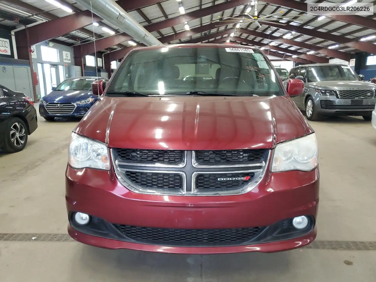 2020 Dodge Grand Caravan Sxt VIN: 2C4RDGCG3LR206226 Lot: 56861585