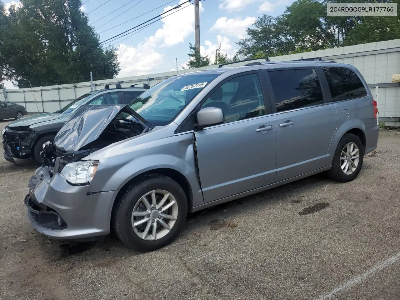 2020 Dodge Grand Caravan Sxt VIN: 2C4RDGCG9LR177766 Lot: 62767415