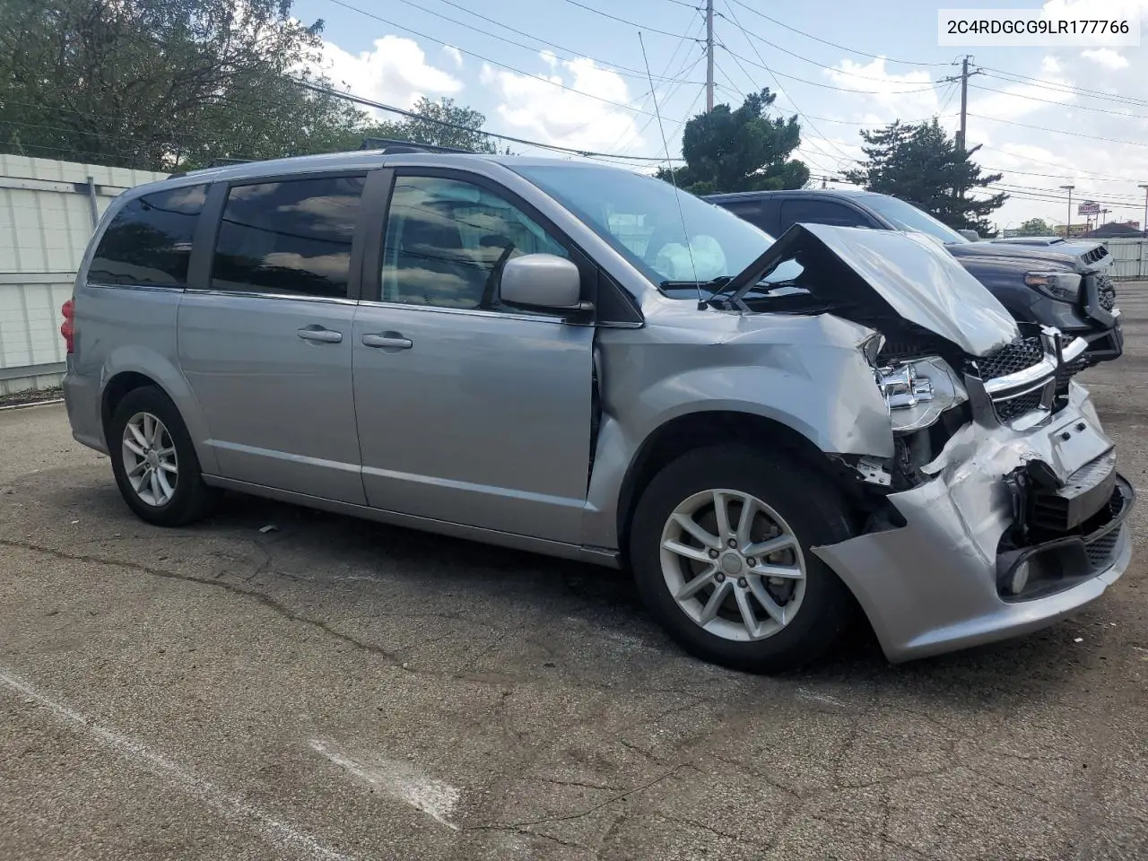 2020 Dodge Grand Caravan Sxt VIN: 2C4RDGCG9LR177766 Lot: 62767415