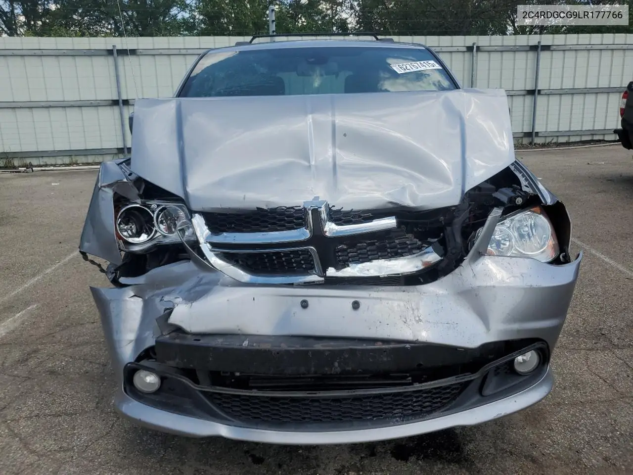 2020 Dodge Grand Caravan Sxt VIN: 2C4RDGCG9LR177766 Lot: 62767415