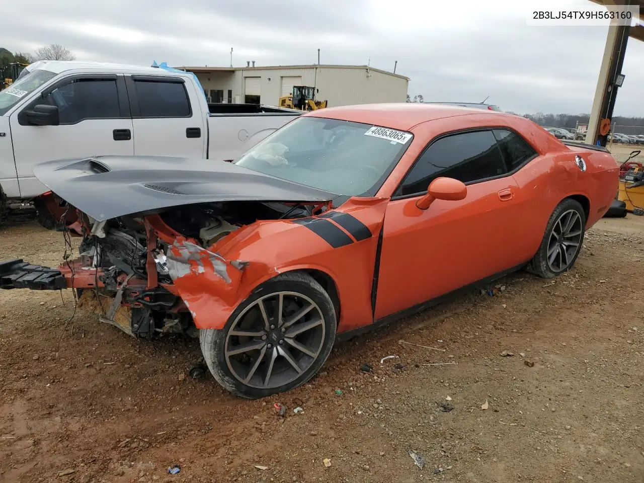 2009 Dodge Challenger R/T VIN: 2B3LJ54TX9H563160 Lot: 48863065