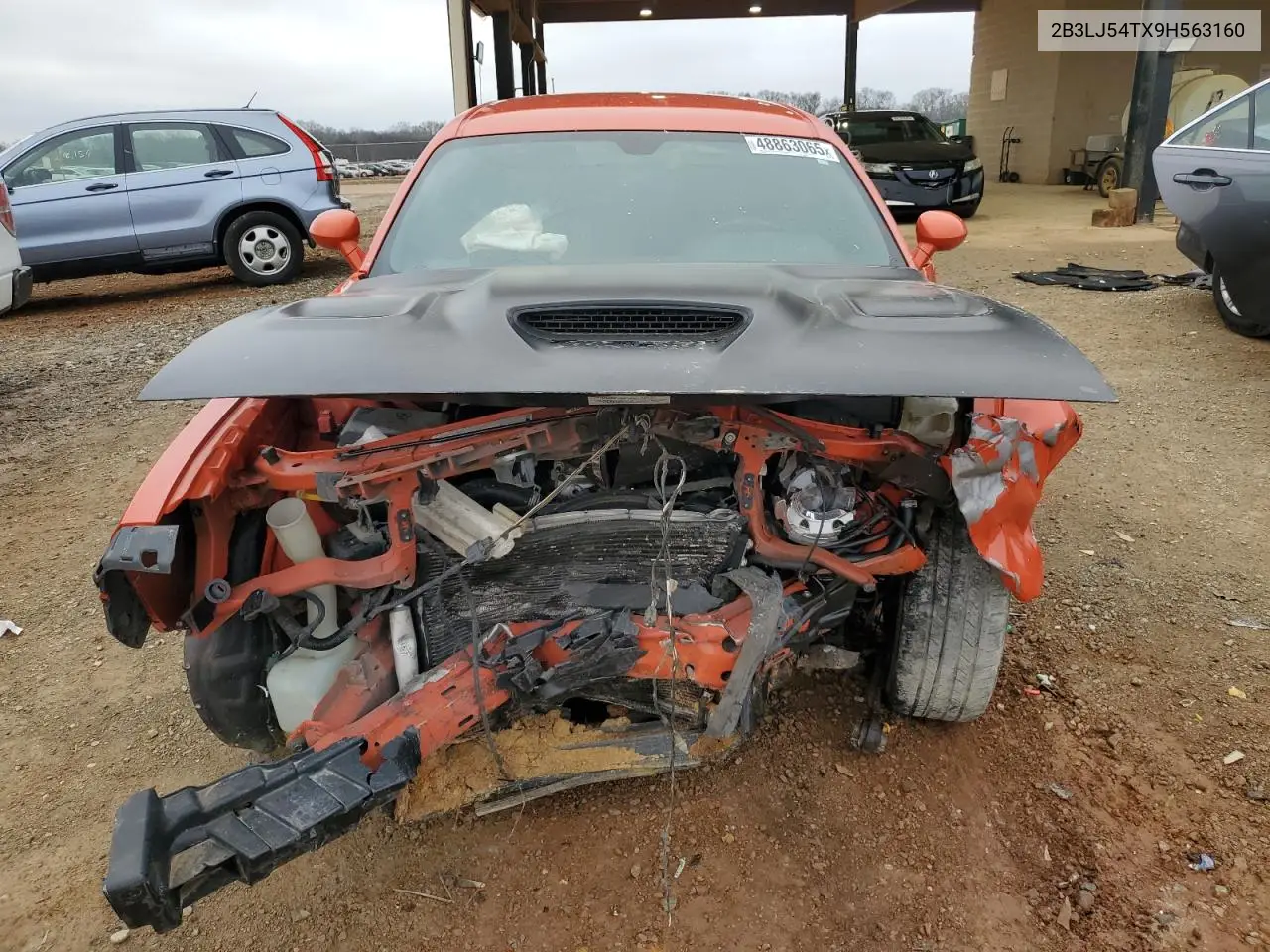 2009 Dodge Challenger R/T VIN: 2B3LJ54TX9H563160 Lot: 48863065