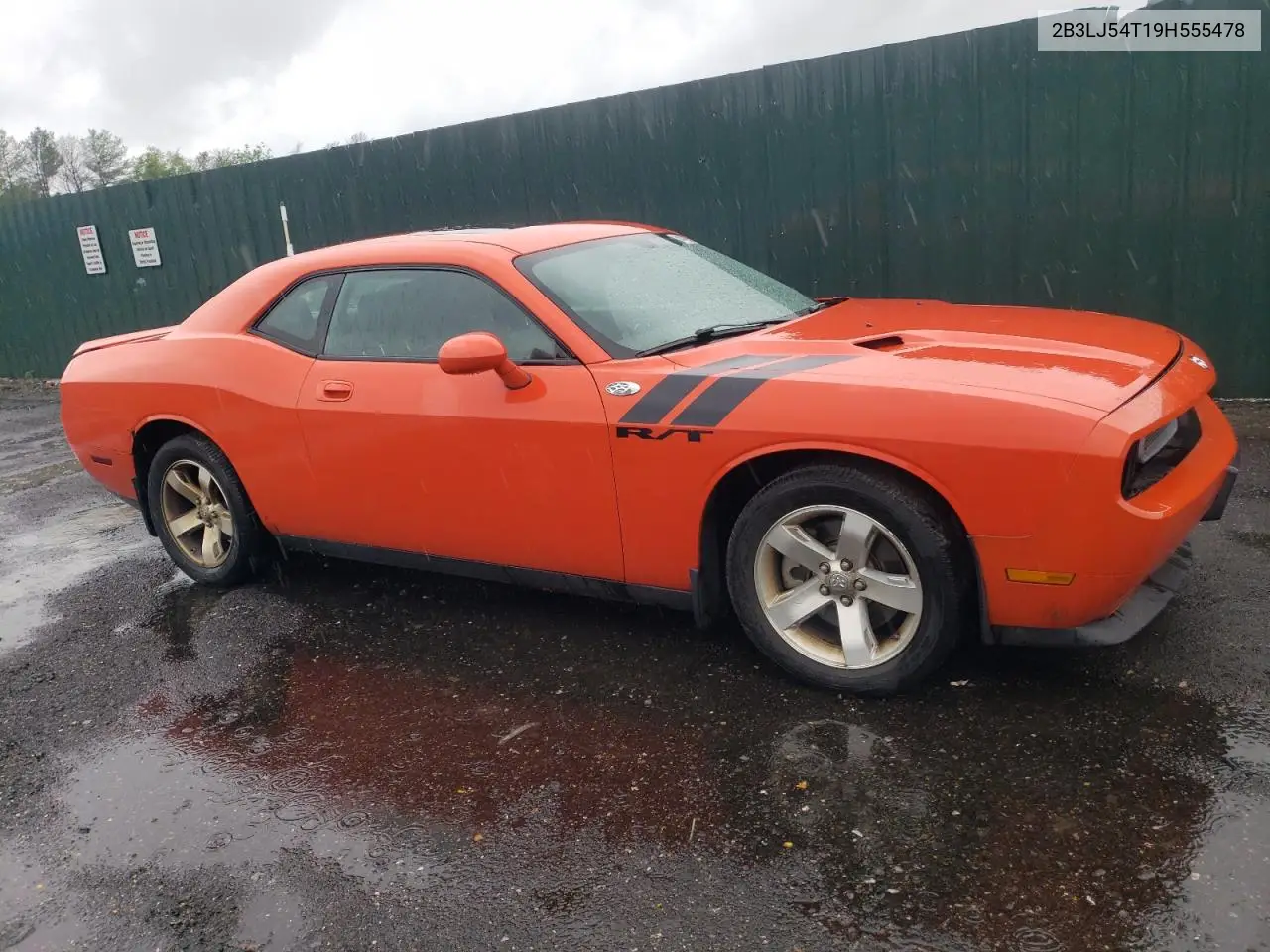 2009 Dodge Challenger R/T VIN: 2B3LJ54T19H555478 Lot: 54762625
