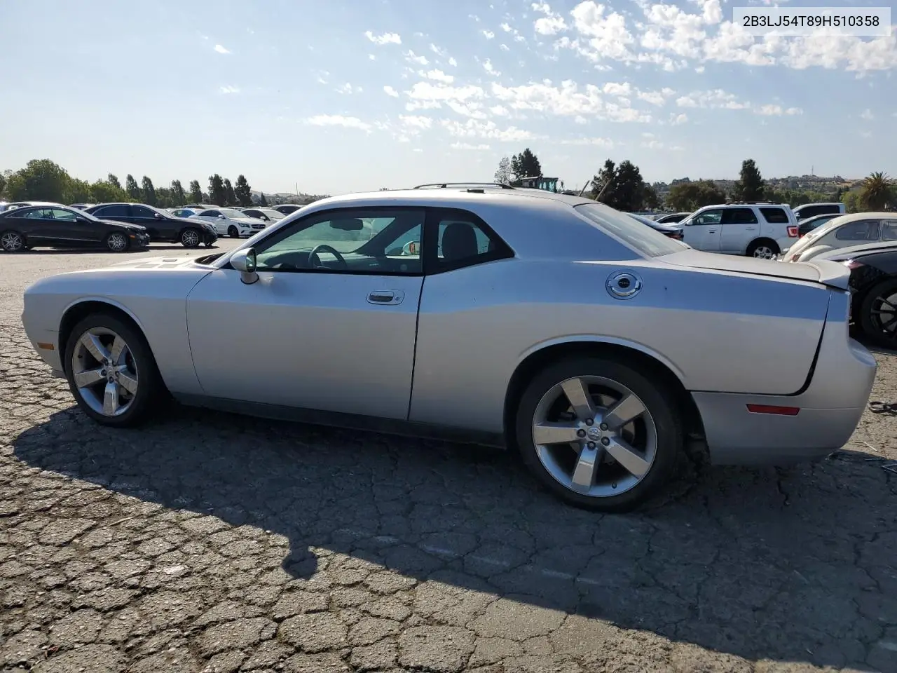 2009 Dodge Challenger R/T VIN: 2B3LJ54T89H510358 Lot: 62936525