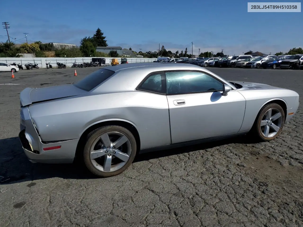 2009 Dodge Challenger R/T VIN: 2B3LJ54T89H510358 Lot: 62936525