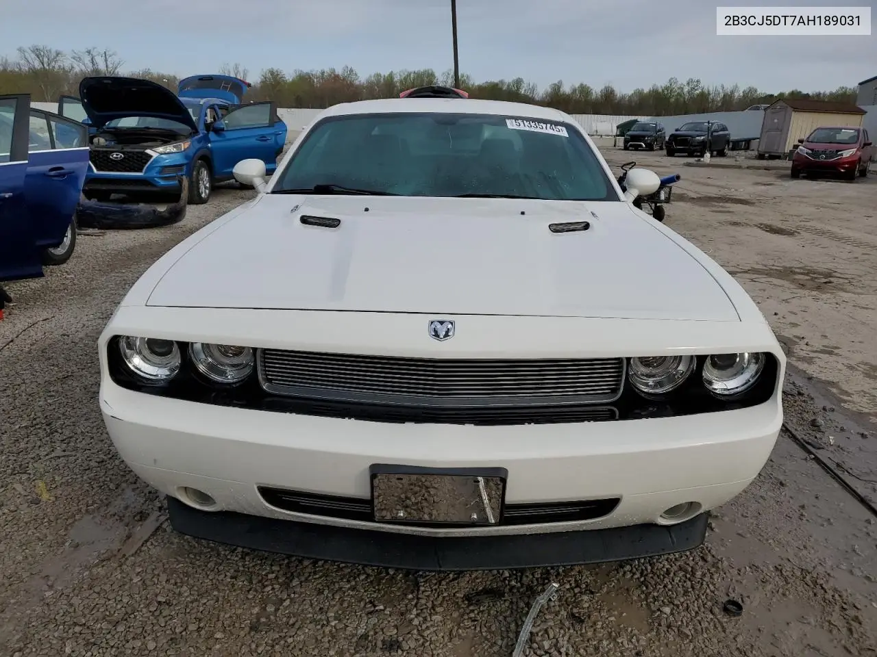 2010 Dodge Challenger R/T VIN: 2B3CJ5DT7AH189031 Lot: 51335745