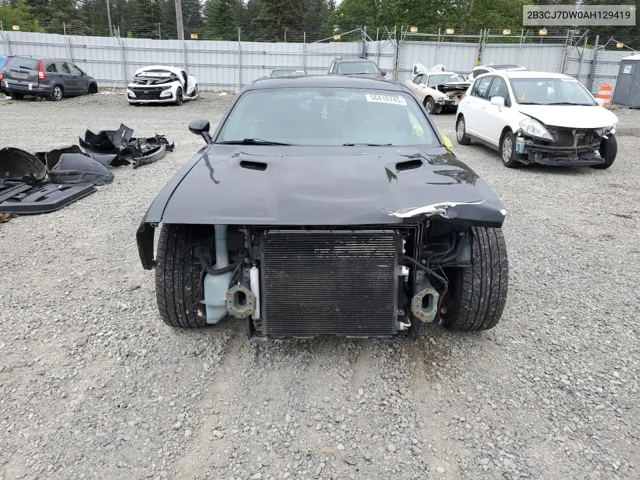 2010 Dodge Challenger Srt-8 VIN: 2B3CJ7DW0AH129419 Lot: 56410745