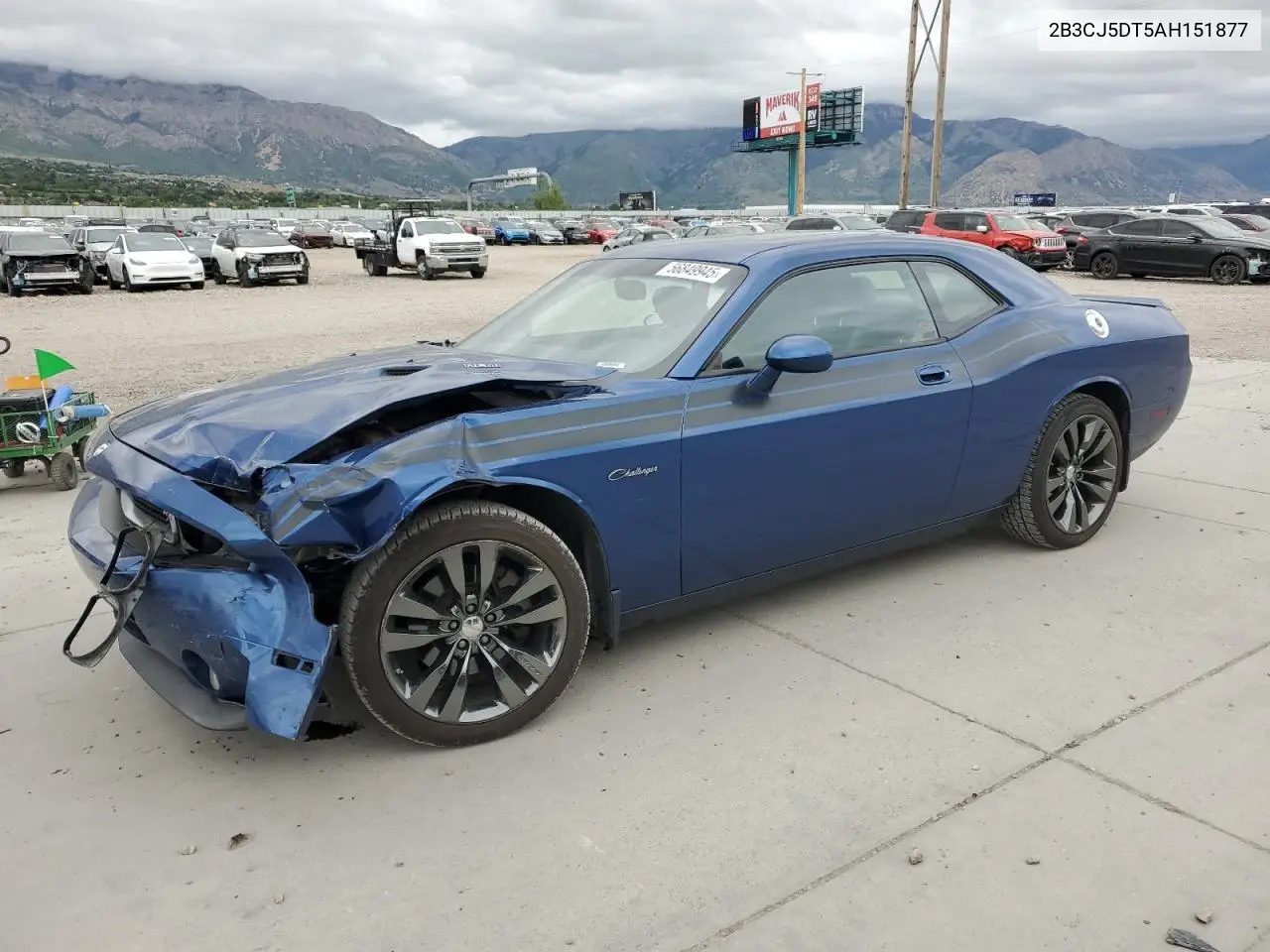 2010 Dodge Challenger R/T VIN: 2B3CJ5DT5AH151877 Lot: 56849945