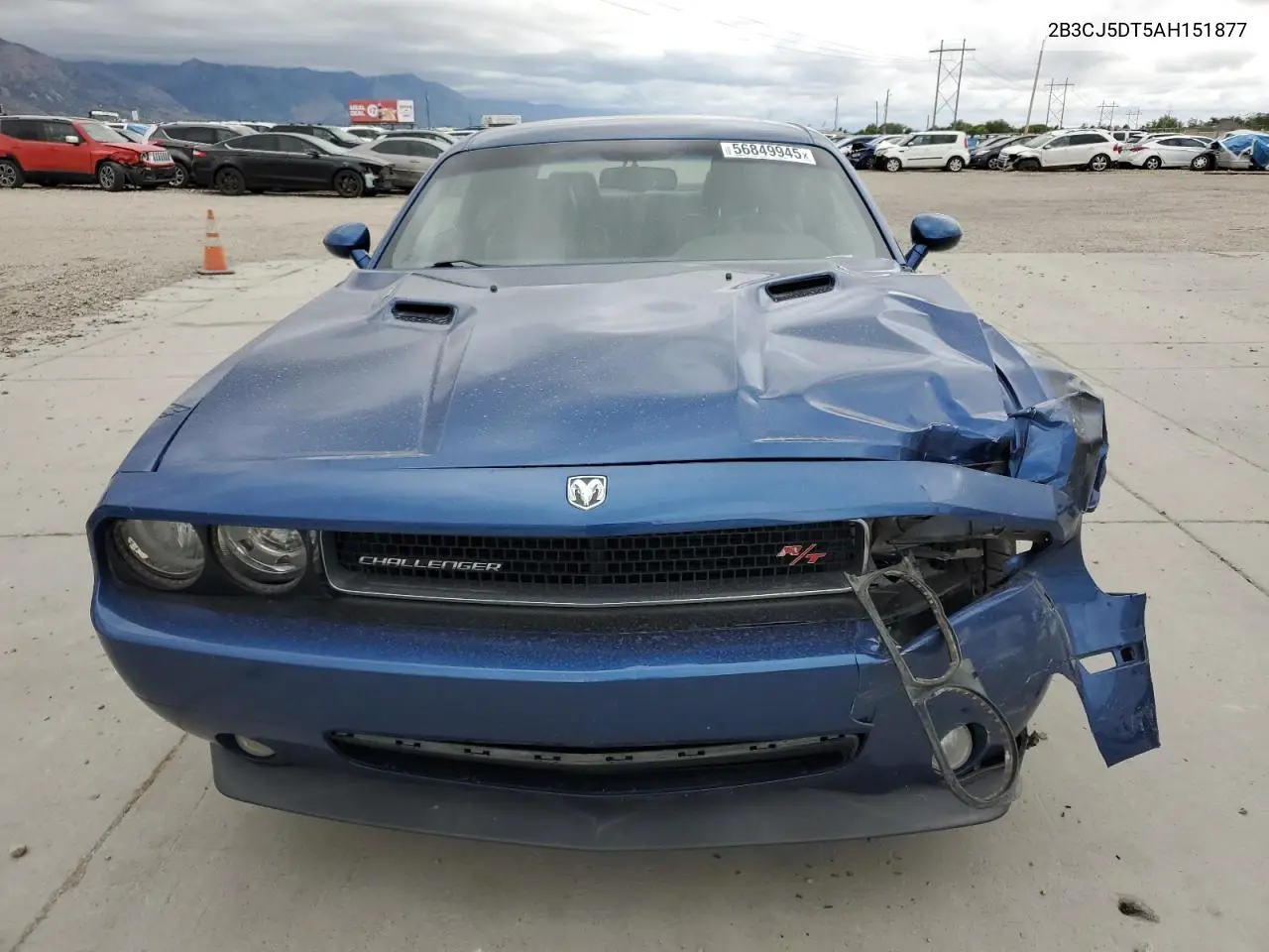 2010 Dodge Challenger R/T VIN: 2B3CJ5DT5AH151877 Lot: 56849945