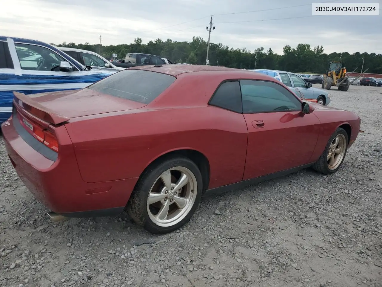 2010 Dodge Challenger Se VIN: 2B3CJ4DV3AH172724 Lot: 62605825