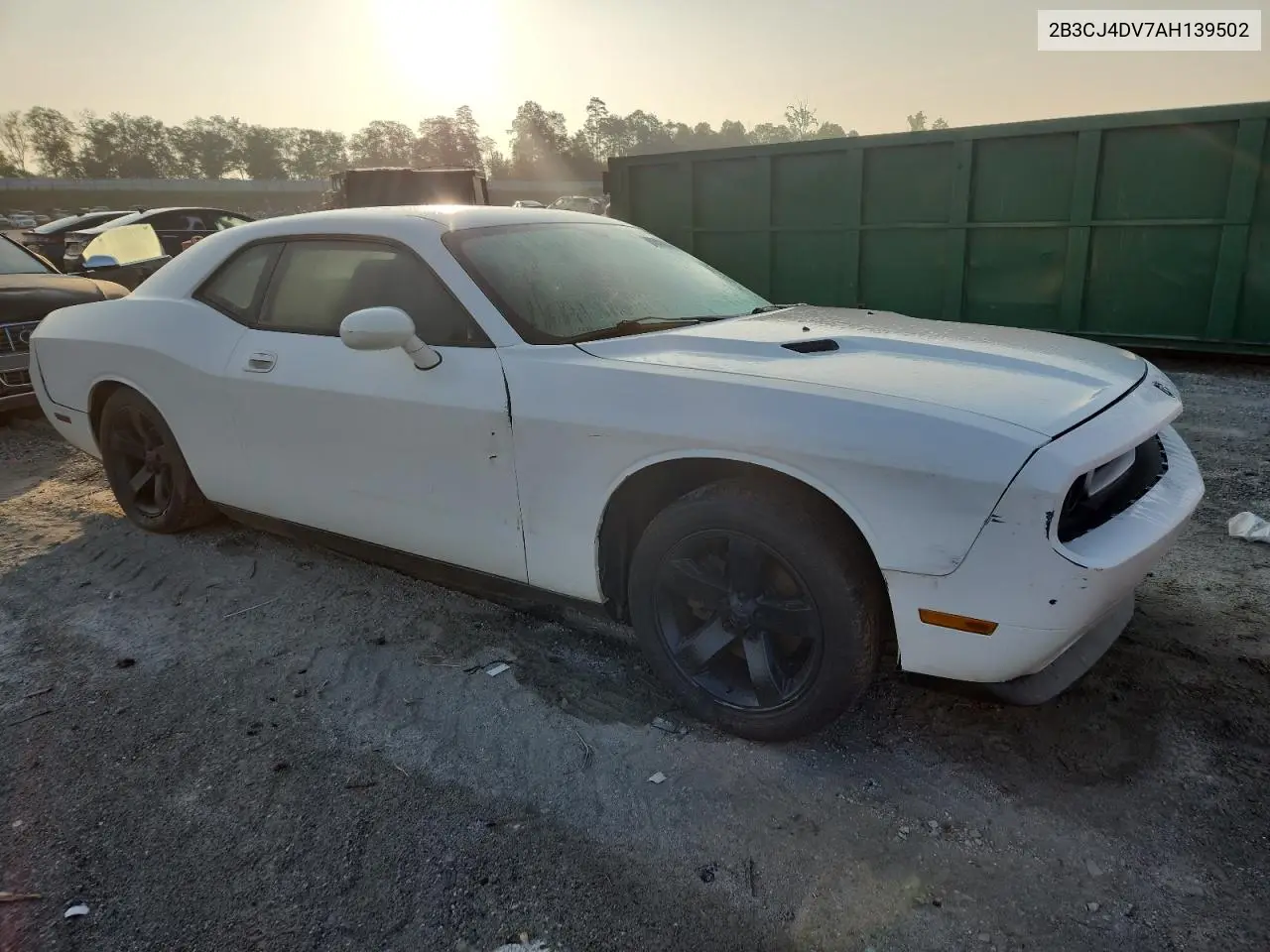 2010 Dodge Challenger Se VIN: 2B3CJ4DV7AH139502 Lot: 62680745
