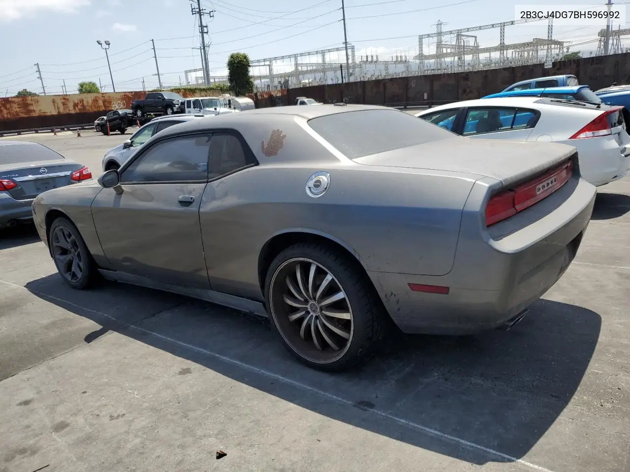 2011 Dodge Challenger VIN: 2B3CJ4DG7BH596992 Lot: 62398705