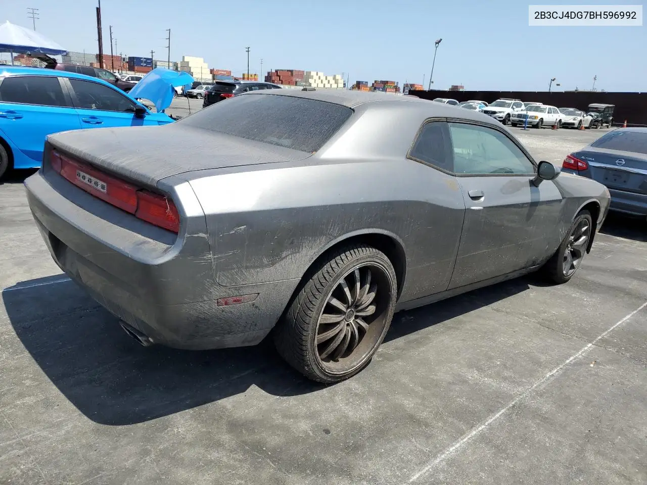 2011 Dodge Challenger VIN: 2B3CJ4DG7BH596992 Lot: 62398705