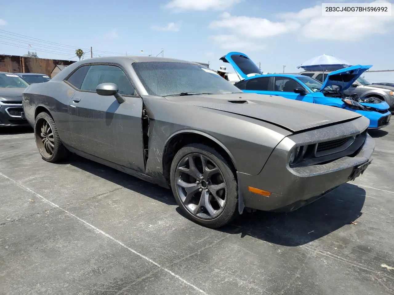 2011 Dodge Challenger VIN: 2B3CJ4DG7BH596992 Lot: 62398705