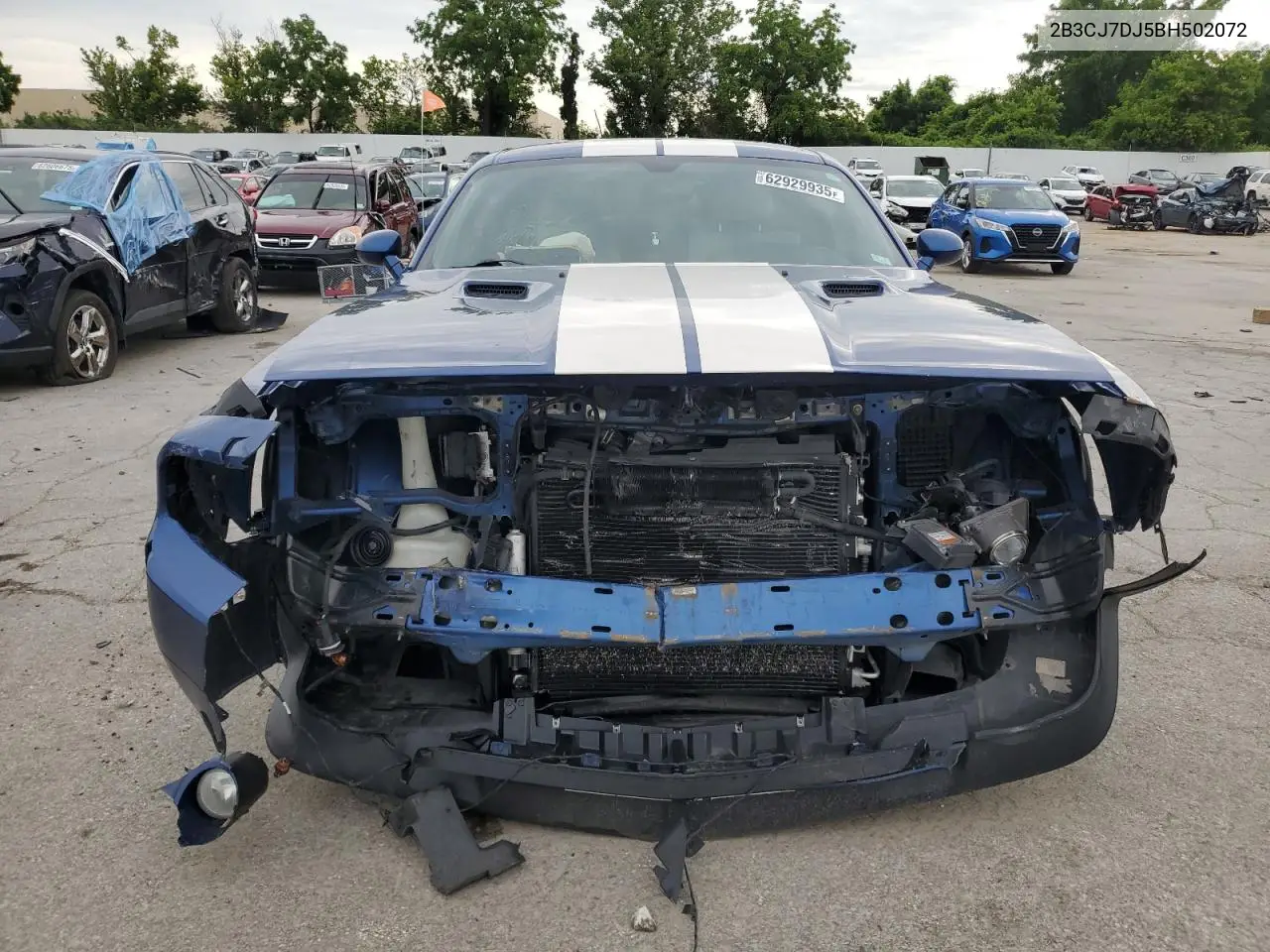 2b3cj7dj5bh502072 2B3CJ7DJ5BH502072 2011 Dodge Challenger Srt-8