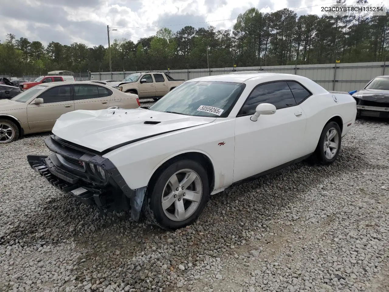 2012 Dodge Challenger R/T VIN: 2C3CDYBT8CH135254 Lot: 50559265