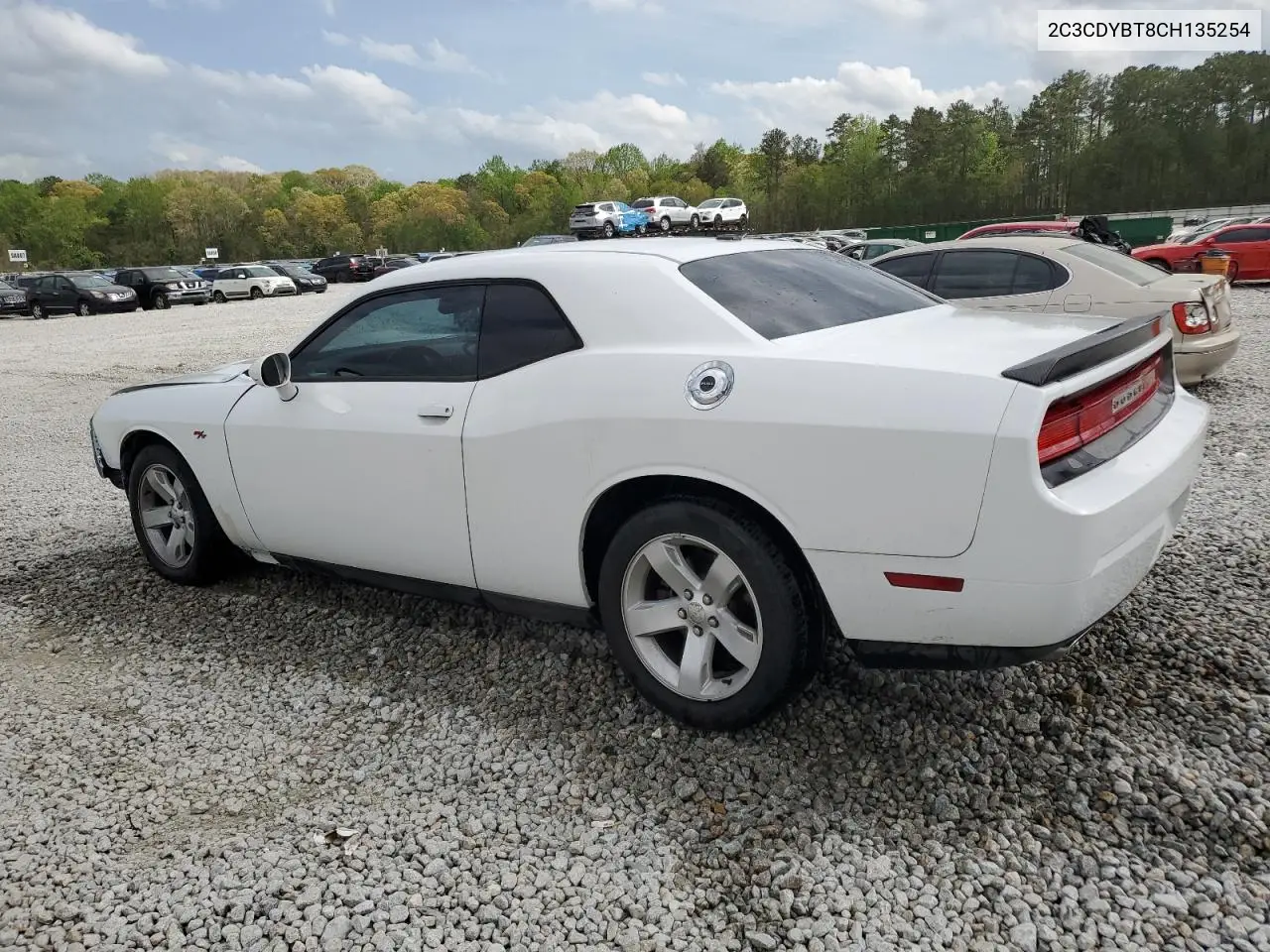 2012 Dodge Challenger R/T VIN: 2C3CDYBT8CH135254 Lot: 50559265