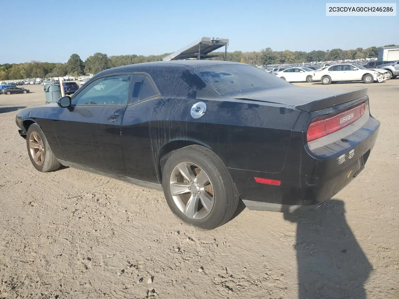 2012 Dodge Challenger Sxt VIN: 2C3CDYAG0CH246286 Lot: 54122565
