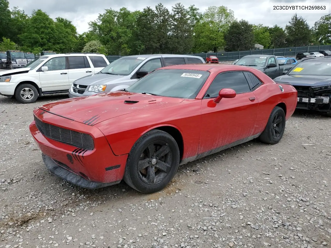 2012 Dodge Challenger R/T VIN: 2C3CDYBT1CH269863 Lot: 56380945