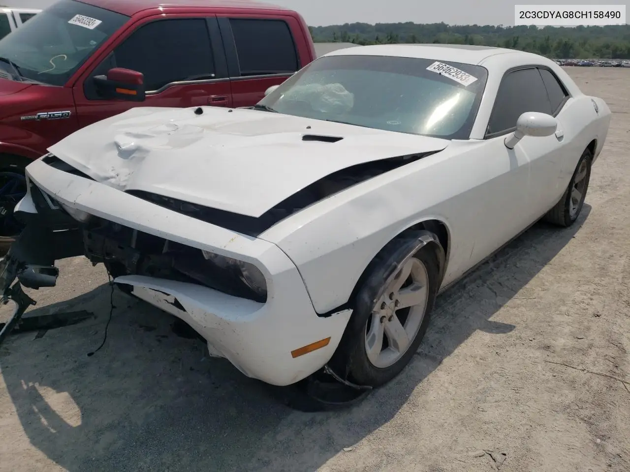 2012 Dodge Challenger Sxt VIN: 2C3CDYAG8CH158490 Lot: 56462933
