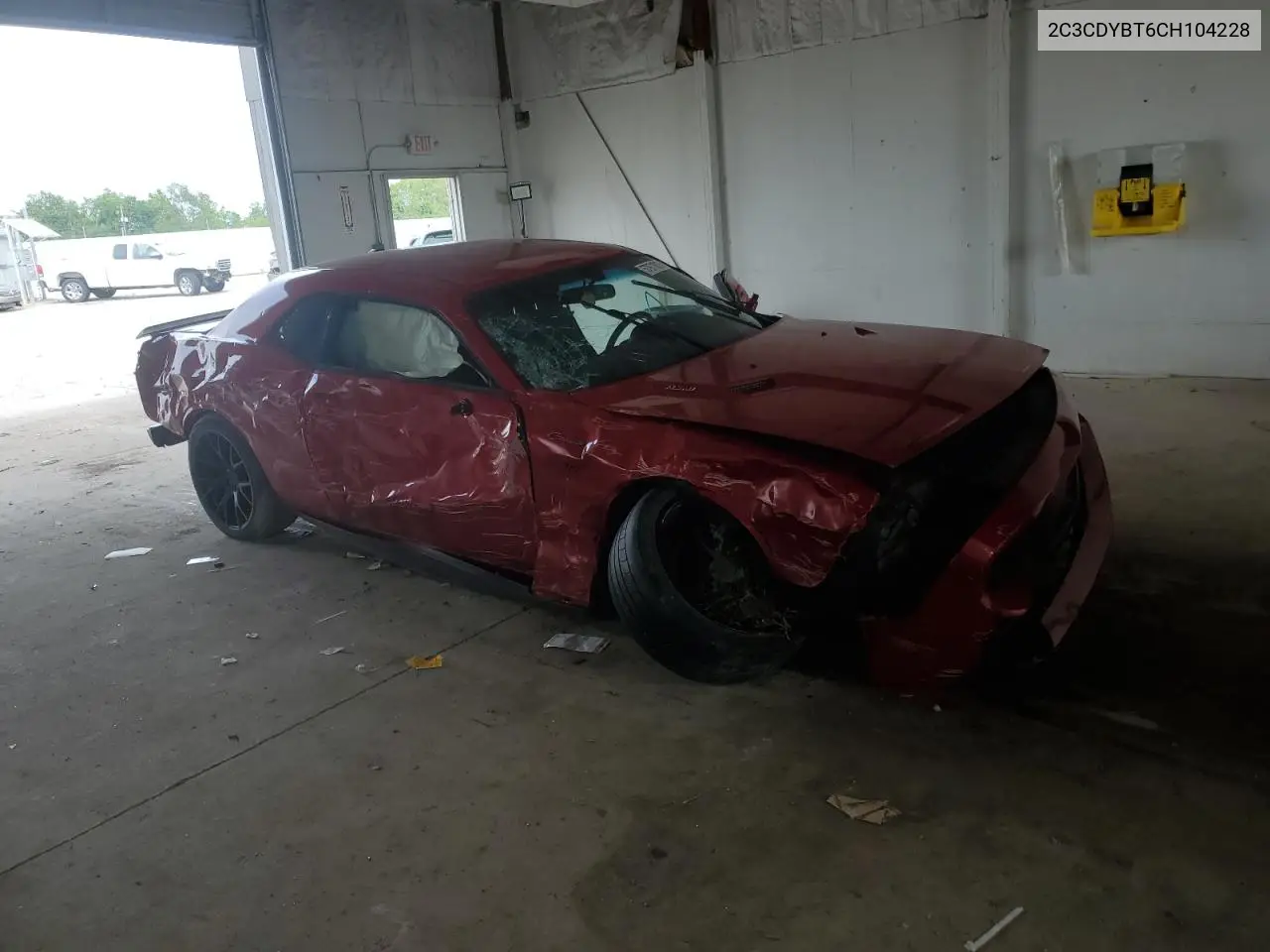 2012 Dodge Challenger R/T VIN: 2C3CDYBT6CH104228 Lot: 57971815