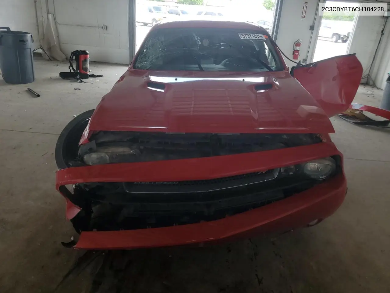 2012 Dodge Challenger R/T VIN: 2C3CDYBT6CH104228 Lot: 57971815