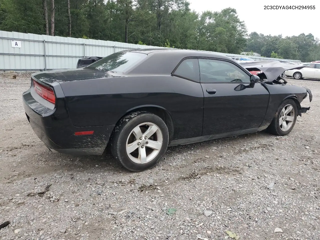 2012 Dodge Challenger Sxt VIN: 2C3CDYAG4CH294955 Lot: 58072115