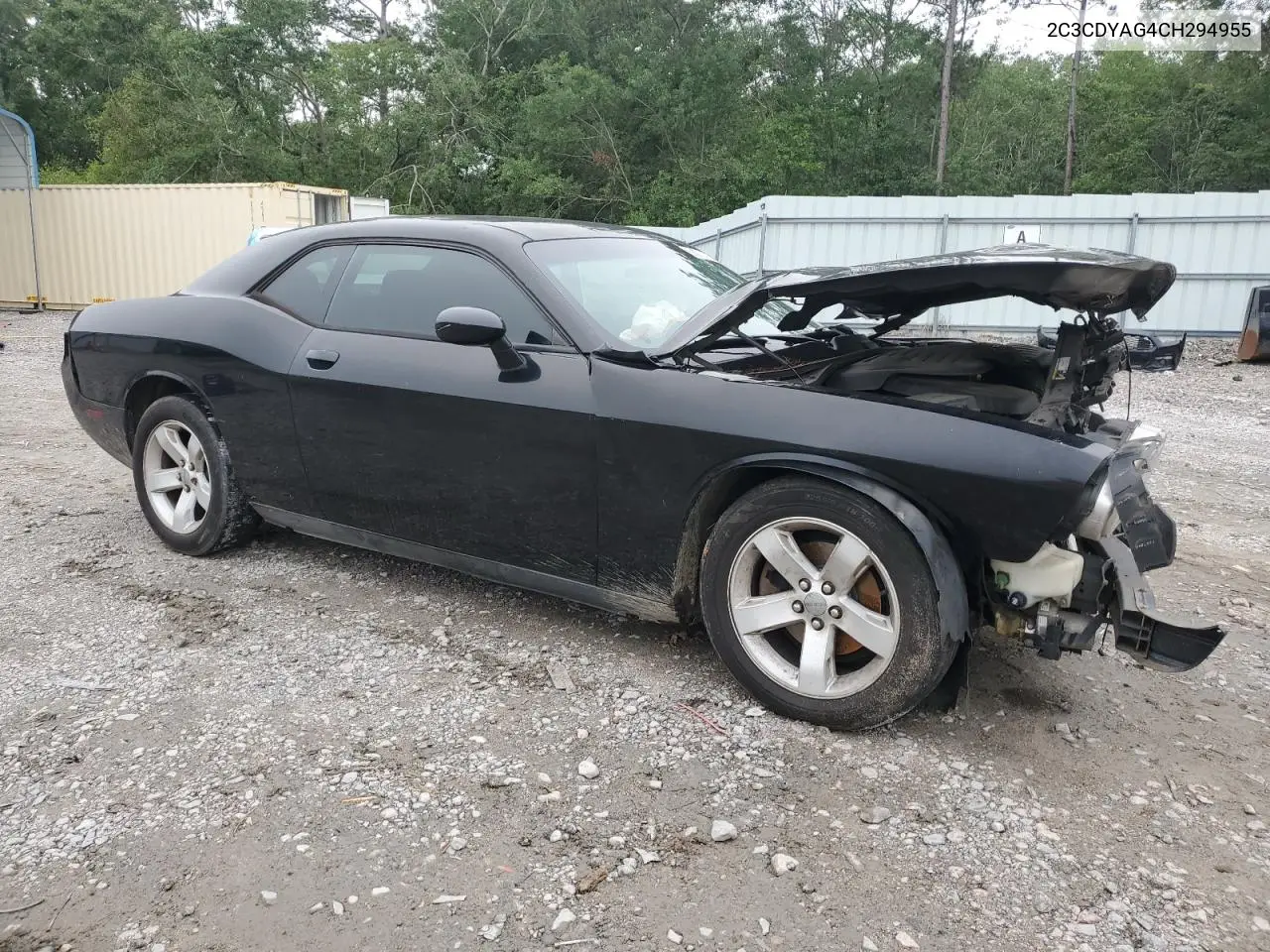 2012 Dodge Challenger Sxt VIN: 2C3CDYAG4CH294955 Lot: 58072115