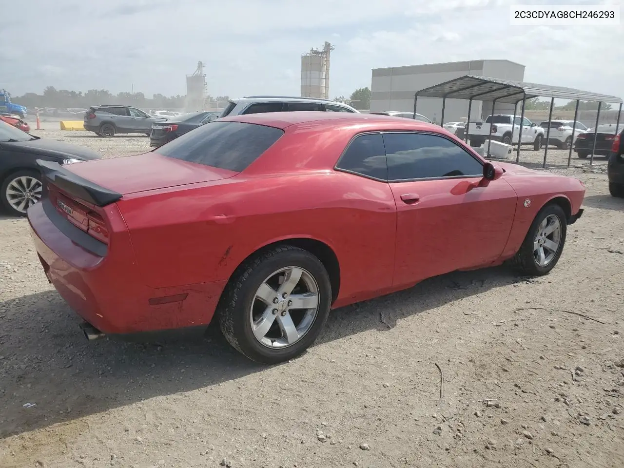 2012 Dodge Challenger Sxt VIN: 2C3CDYAG8CH246293 Lot: 62316065