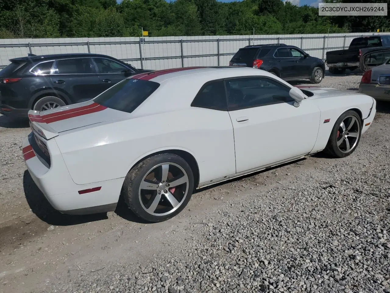2012 Dodge Challenger Srt-8 VIN: 2C3CDYCJXCH269244 Lot: 62554335