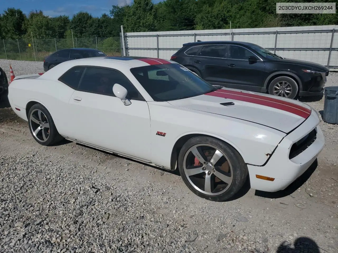 2012 Dodge Challenger Srt-8 VIN: 2C3CDYCJXCH269244 Lot: 62554335