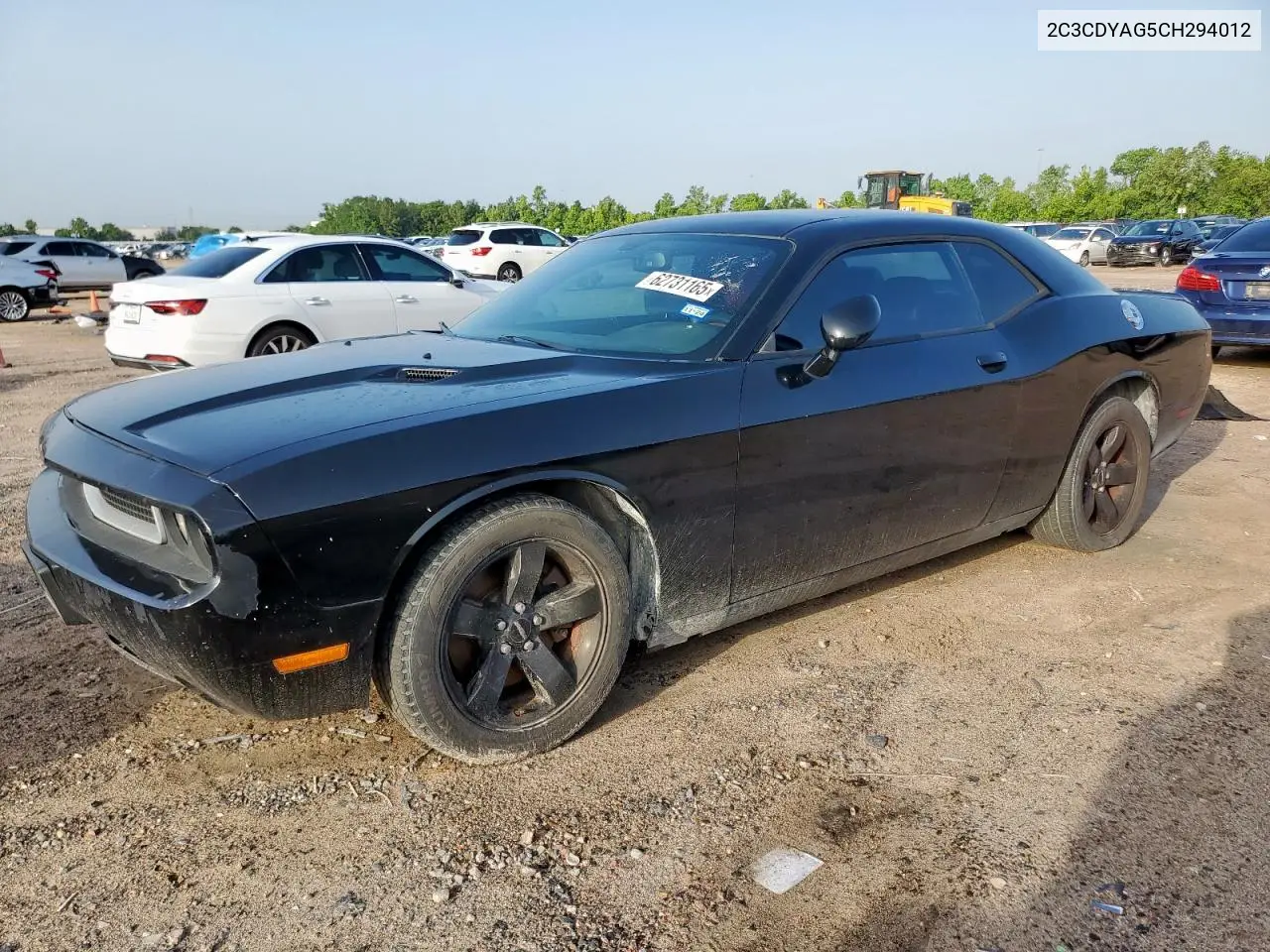 2012 Dodge Challenger Sxt VIN: 2C3CDYAG5CH294012 Lot: 62731165