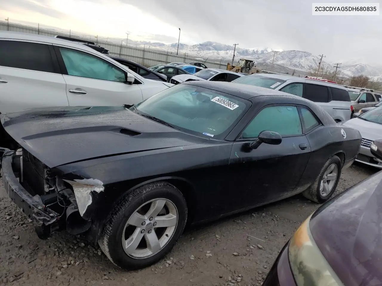 2013 Dodge Challenger Sxt VIN: 2C3CDYAG5DH680835 Lot: 50093965