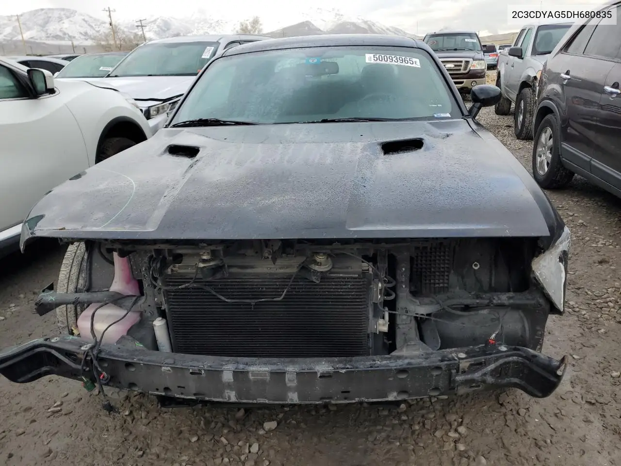 2013 Dodge Challenger Sxt VIN: 2C3CDYAG5DH680835 Lot: 50093965