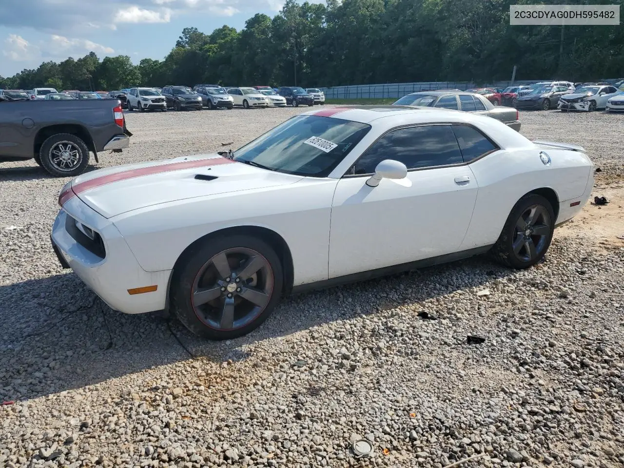 2013 Dodge Challenger Sxt VIN: 2C3CDYAG0DH595482 Lot: 52610005