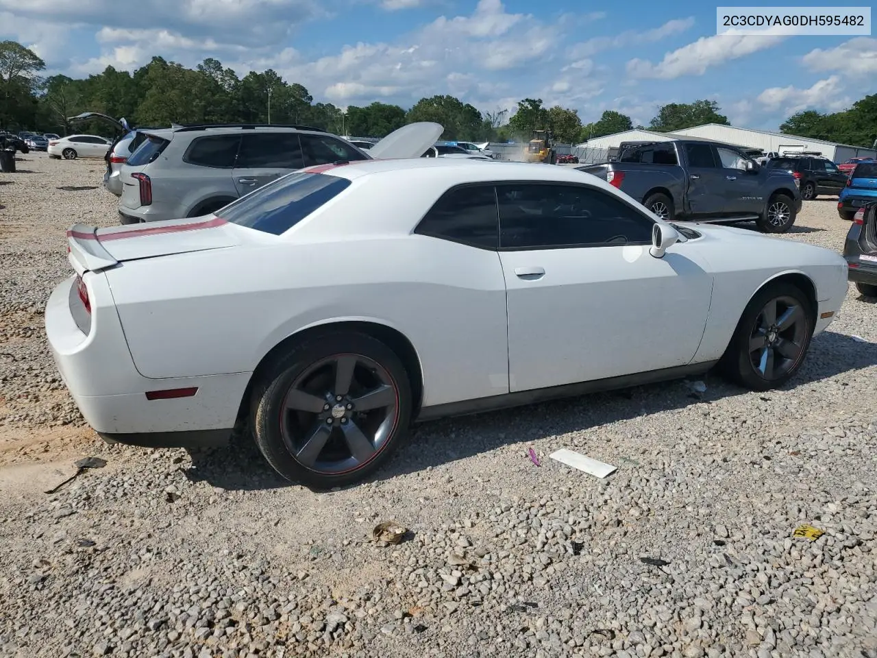 2013 Dodge Challenger Sxt VIN: 2C3CDYAG0DH595482 Lot: 52610005